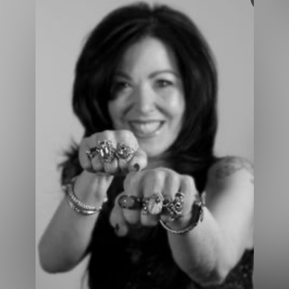 Barbara Bixby Sterling Silver and 18K Gold Cushion Cut Garnet Ring - Picture 9 of 15